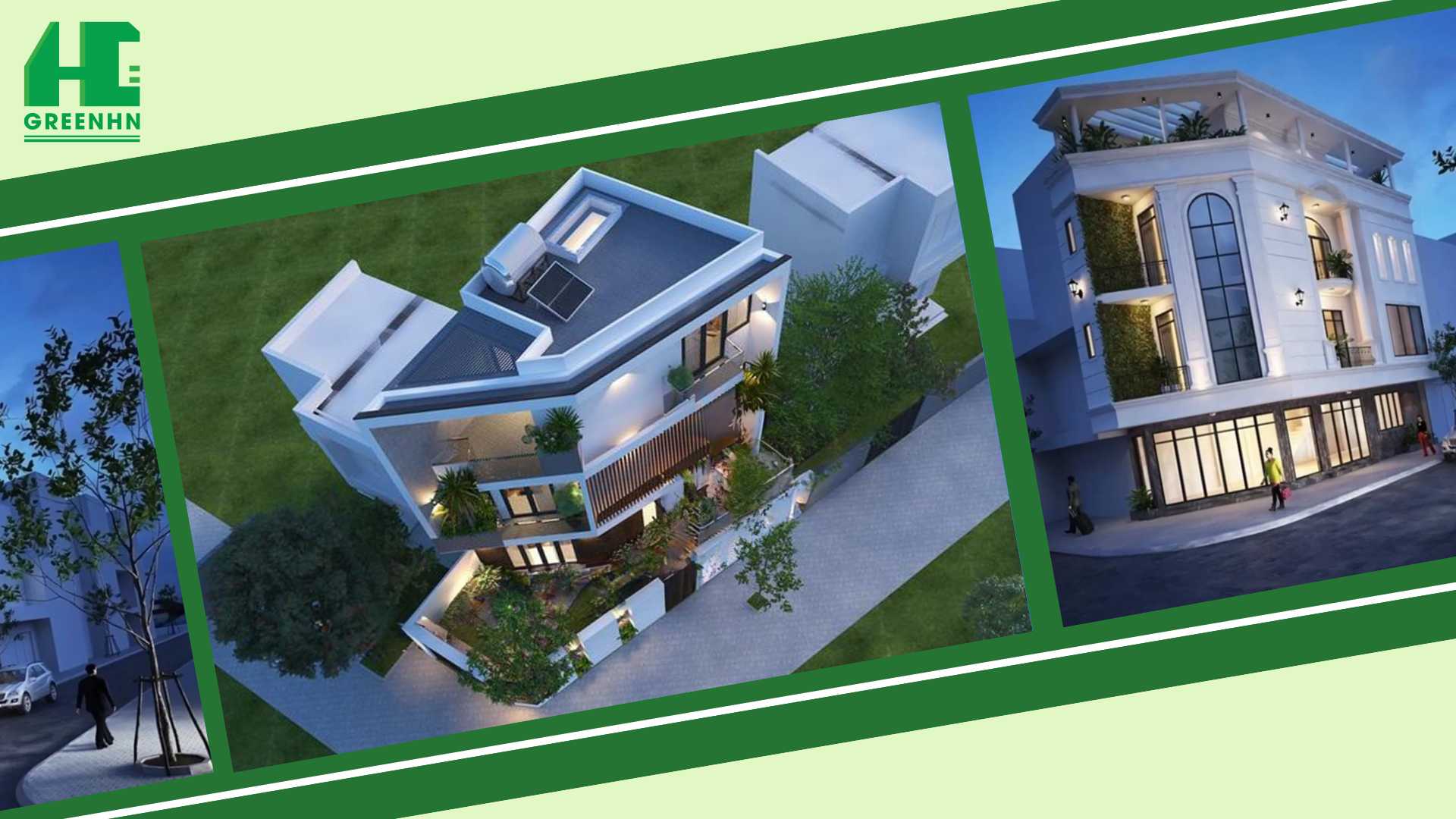 Thiết kế nhà phố trên đất hình thang
