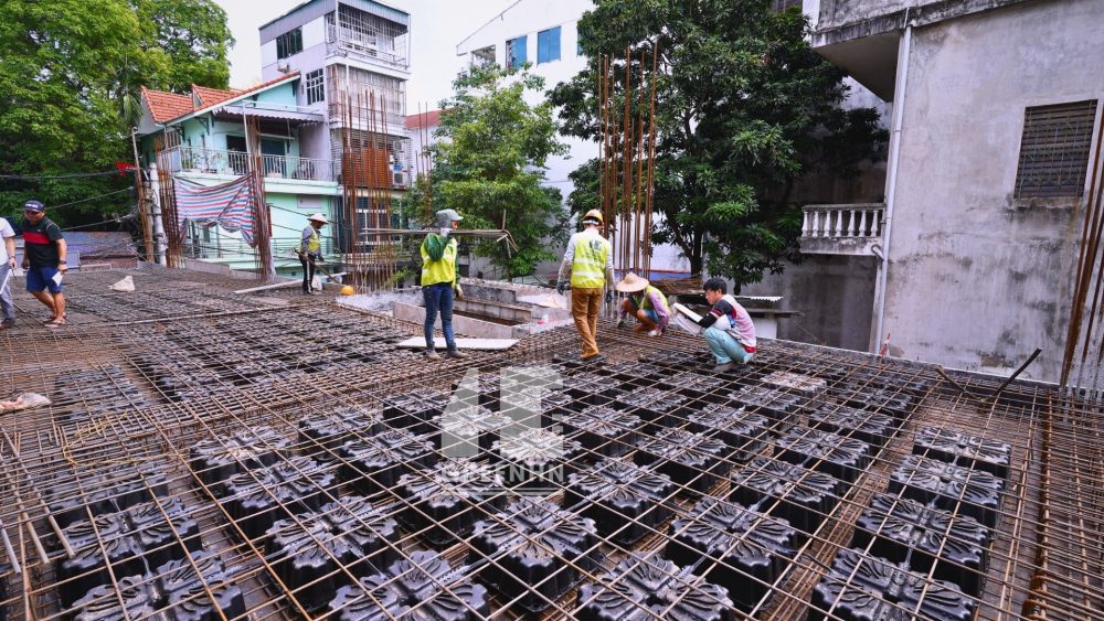 Làm sàn hộp GreenHN