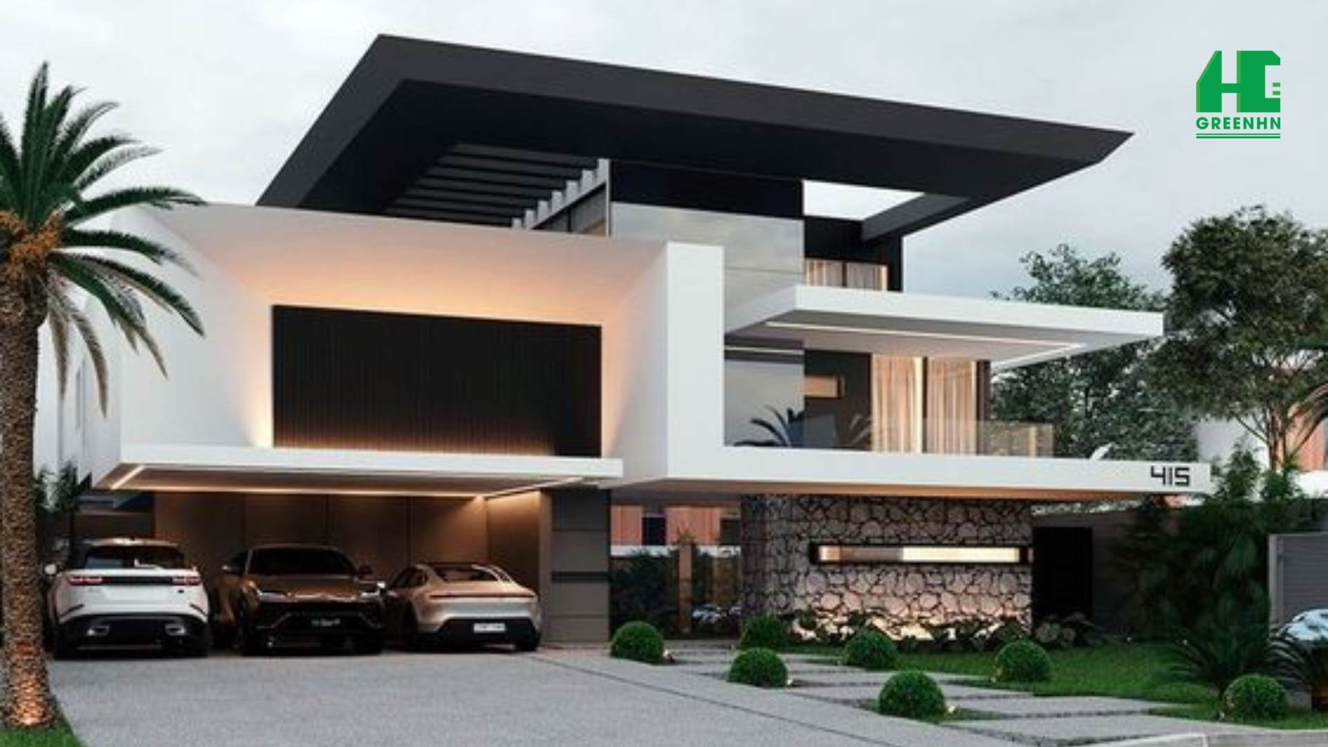 Biệt thự có hầm nổi