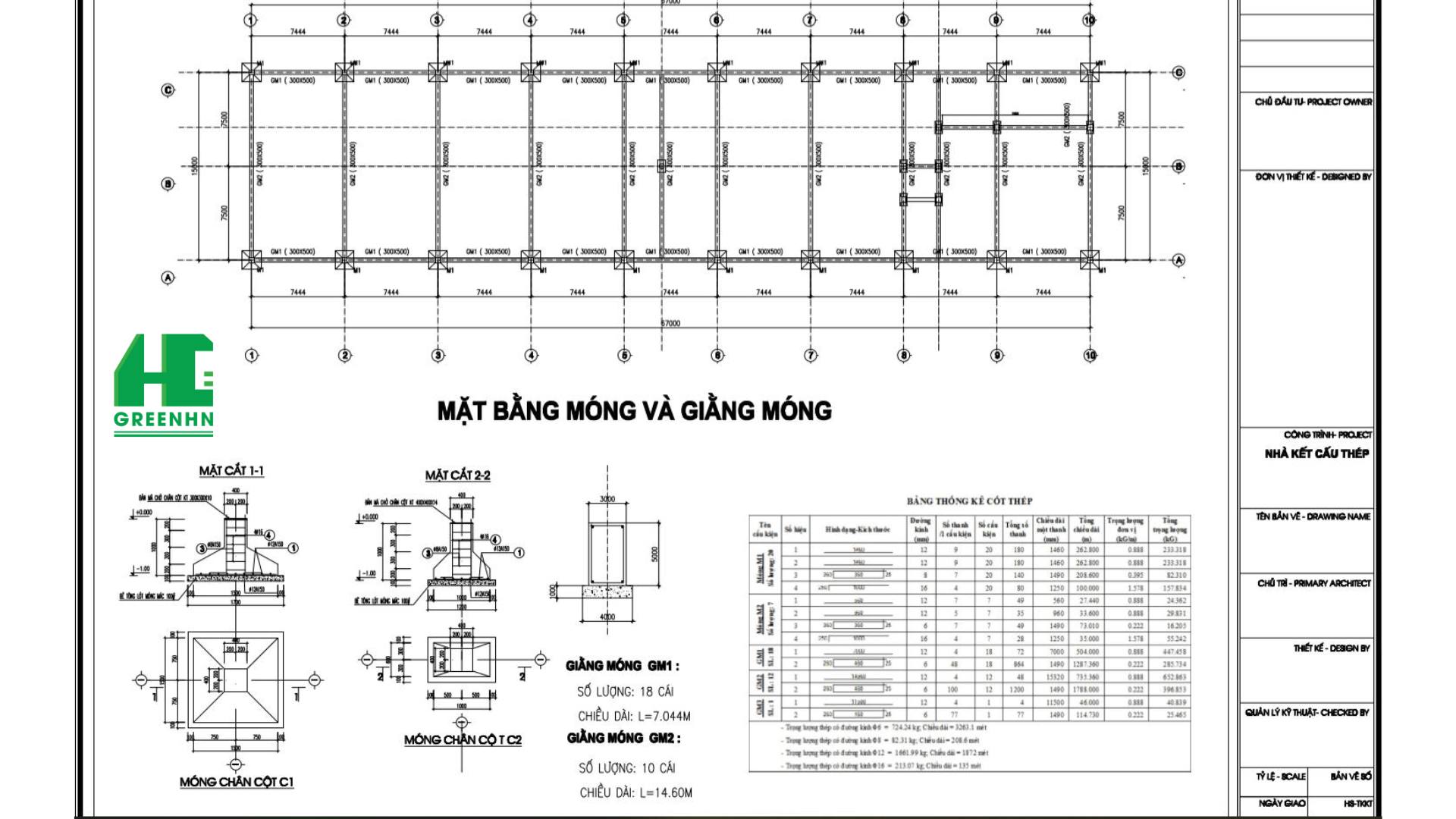 Bản vẽ thiết kế nhà xưởng