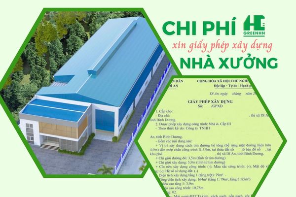Chi phí xin giấy phép xây dựng nhà xưởng, nhà kho là bao nhiêu? 