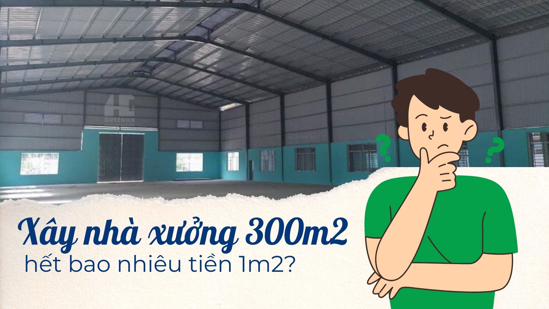 Xây dựng nhà xưởng bao nhiêu tiền 1m2