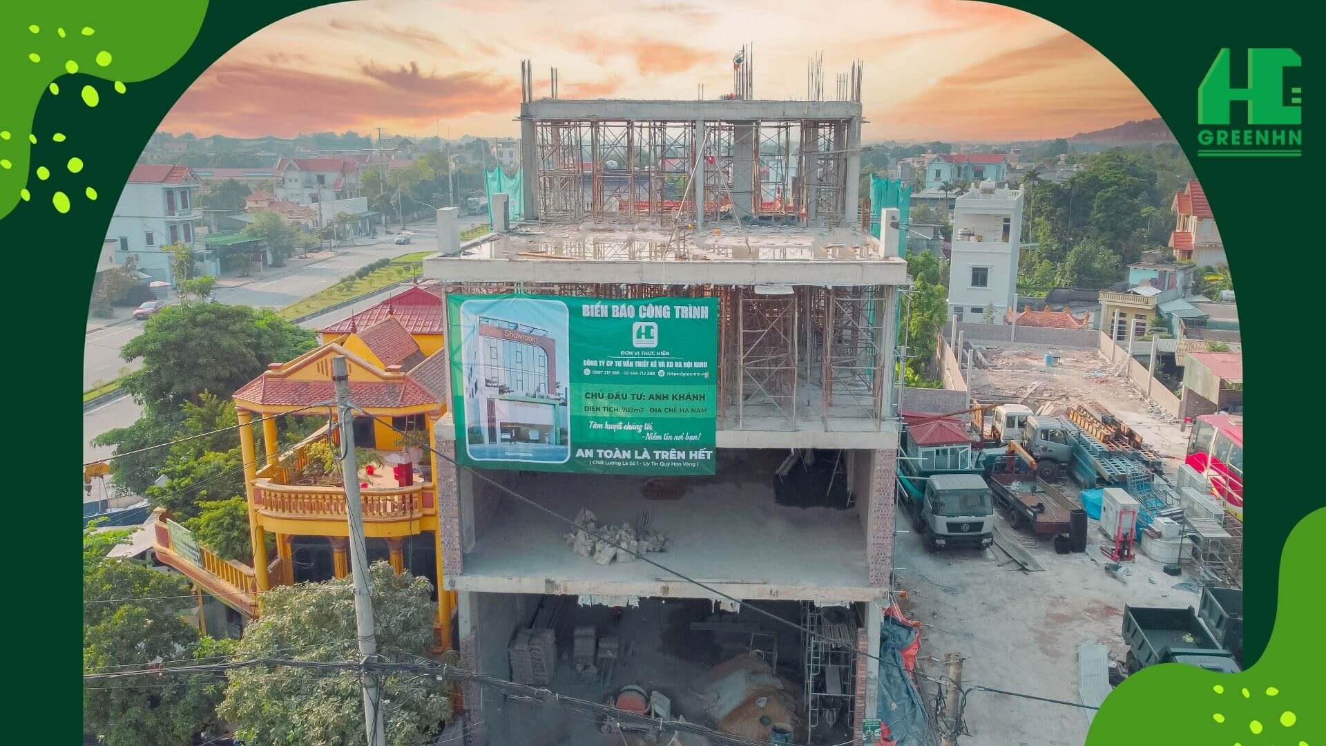 Ứng dụng sàn hộp GreenHN