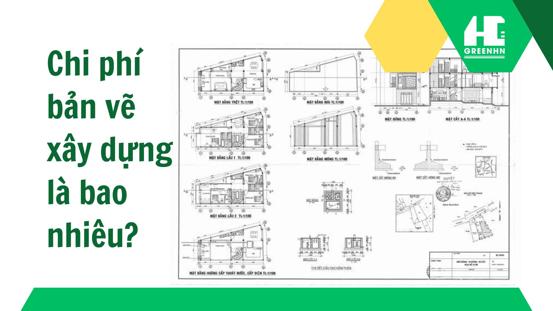 Chi phí bản vẽ xin phép xây dựng