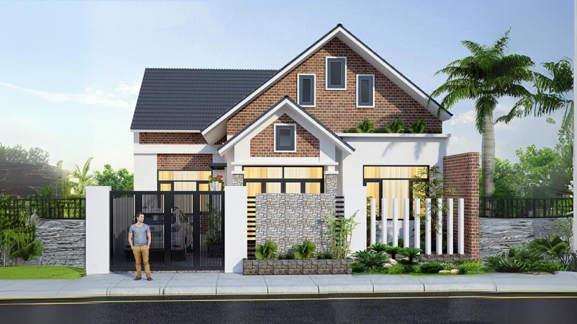 Nhà cấp 4 mái Thái hiện đại