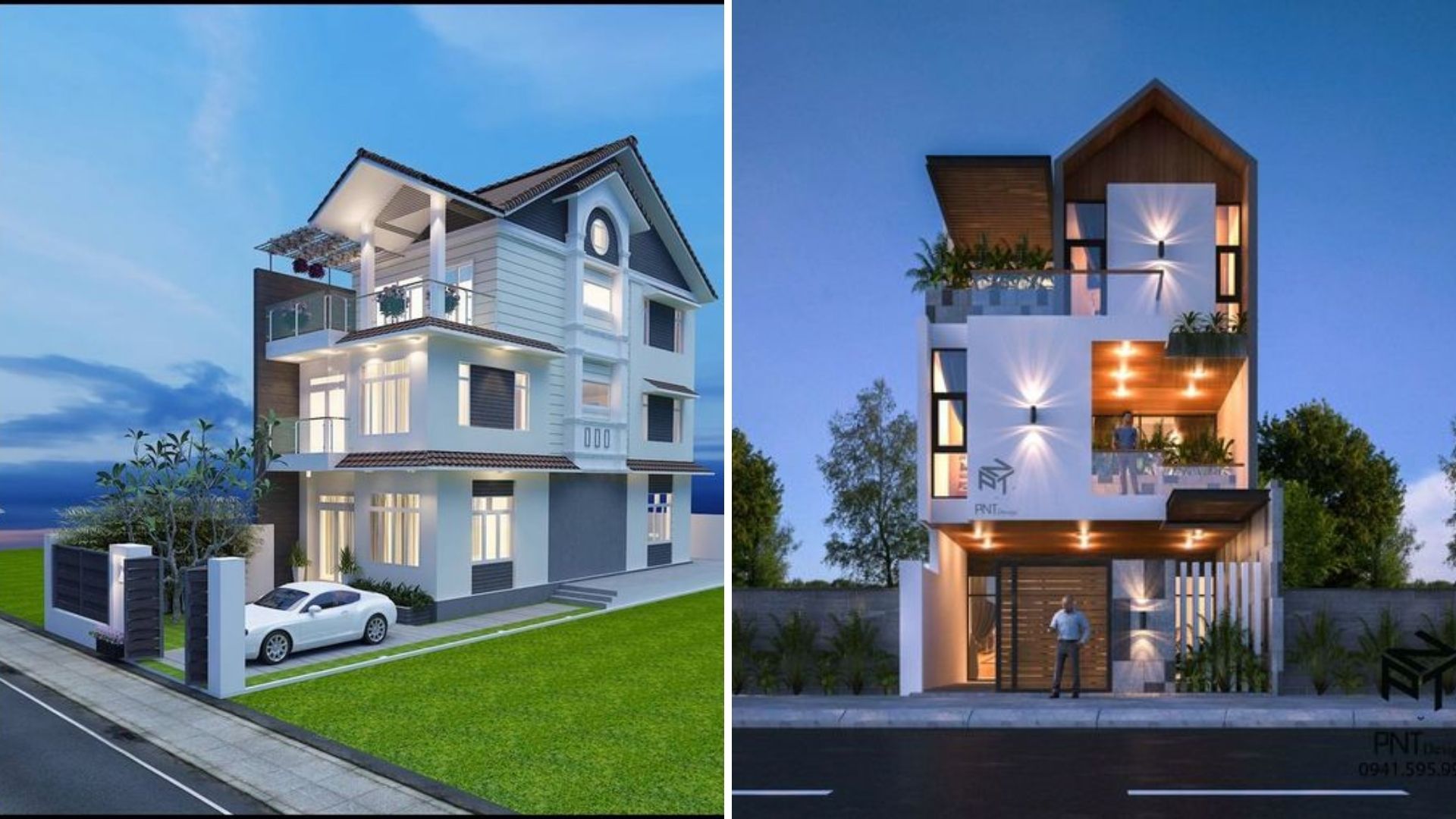Biệt thự mini 3 tầng