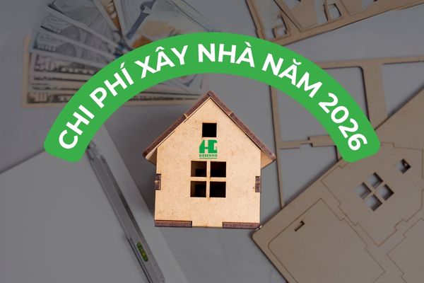 Dự toán chi phí xây nhà năm 2026 chuẩn xác [mới nhất]