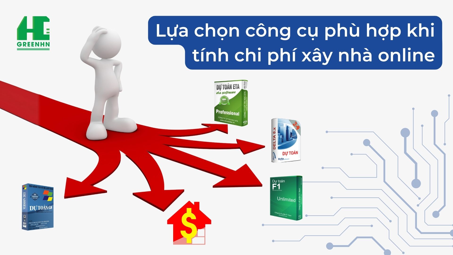 Lựa chọn công cụ tính chi phí xây nhà phù hợp