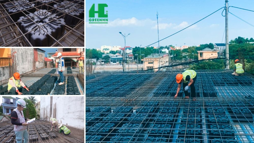 Sàn phẳng GreenHN vượt nhịp tốt