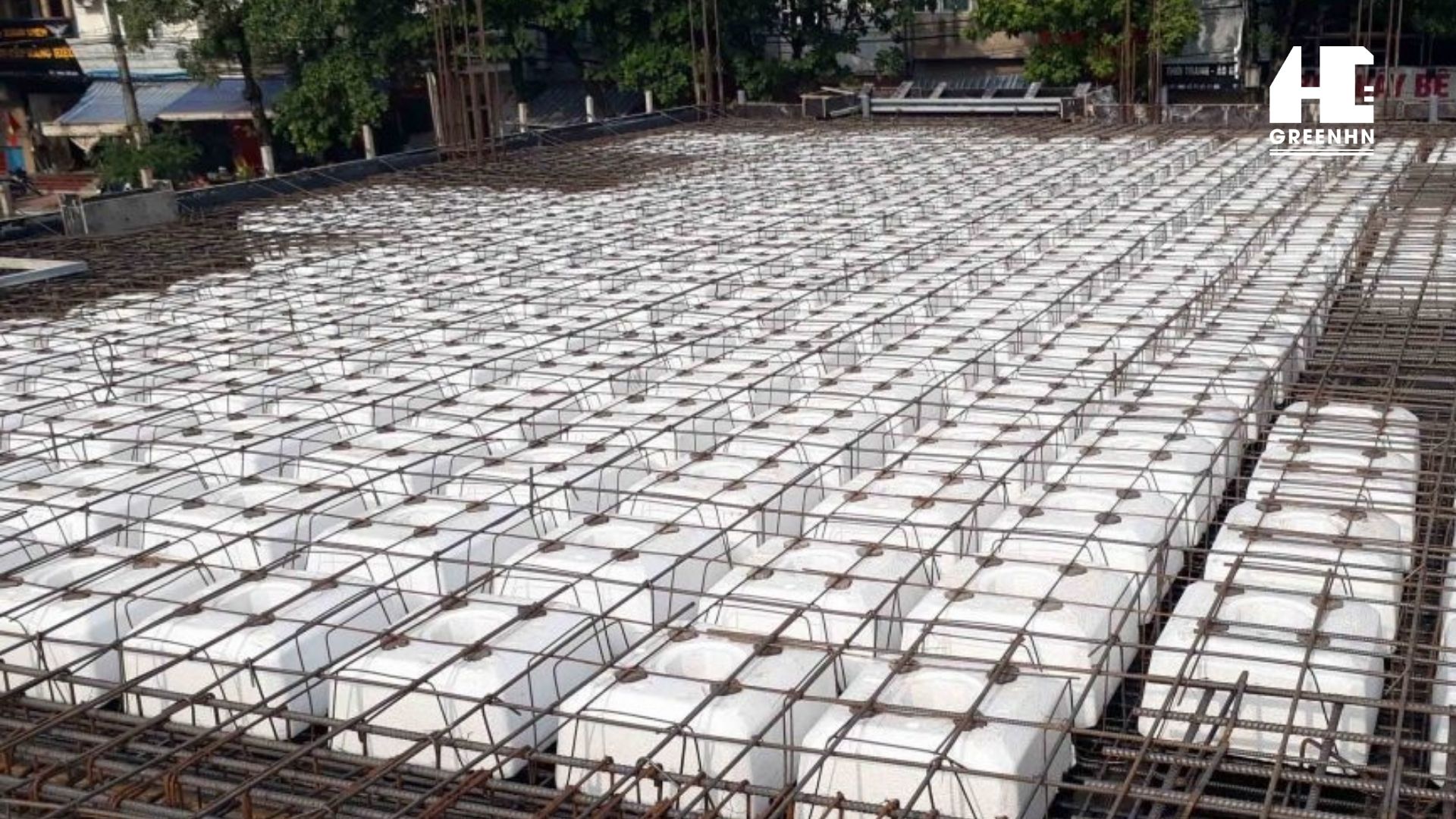 Công nghệ sàn phẳng lõi xốp