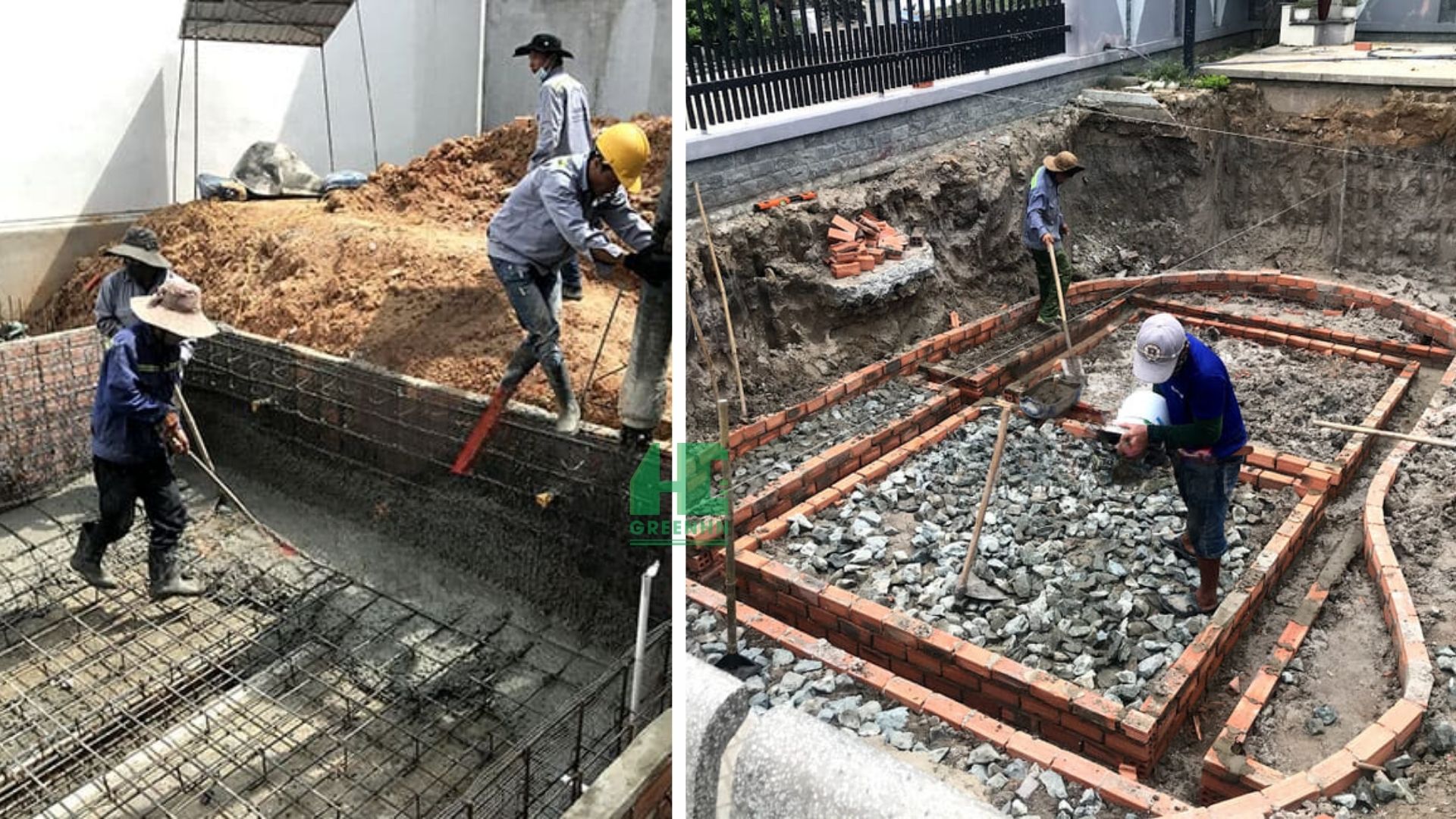 Quy trình thi công hồ bơi gia đình chuẩn kỹ thuật 2025