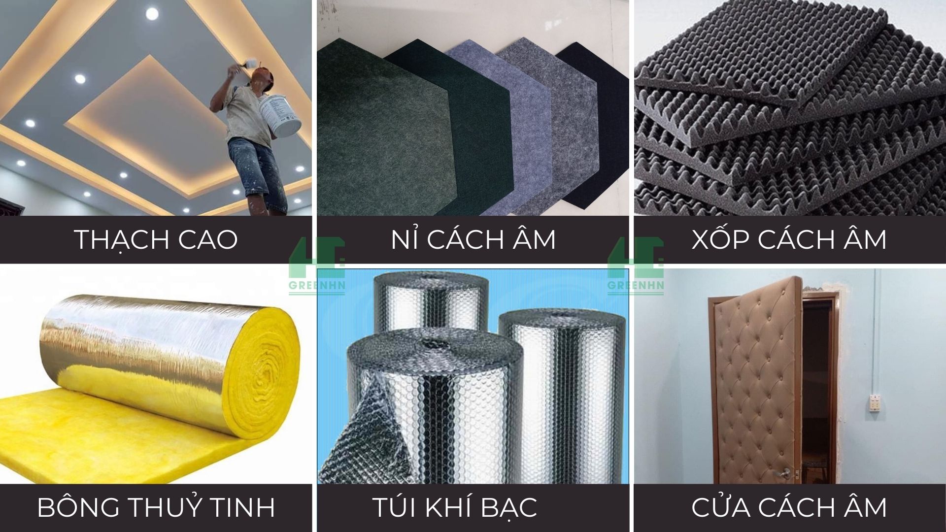 Vật liệu cách âm, tiêu âm phòng hát tại nhà