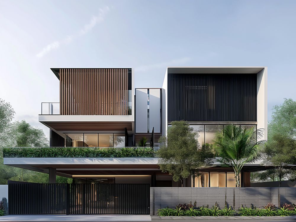 Mẫu biệt thự 200m2 hiện đại, đẳng cấp sống thượng lưu