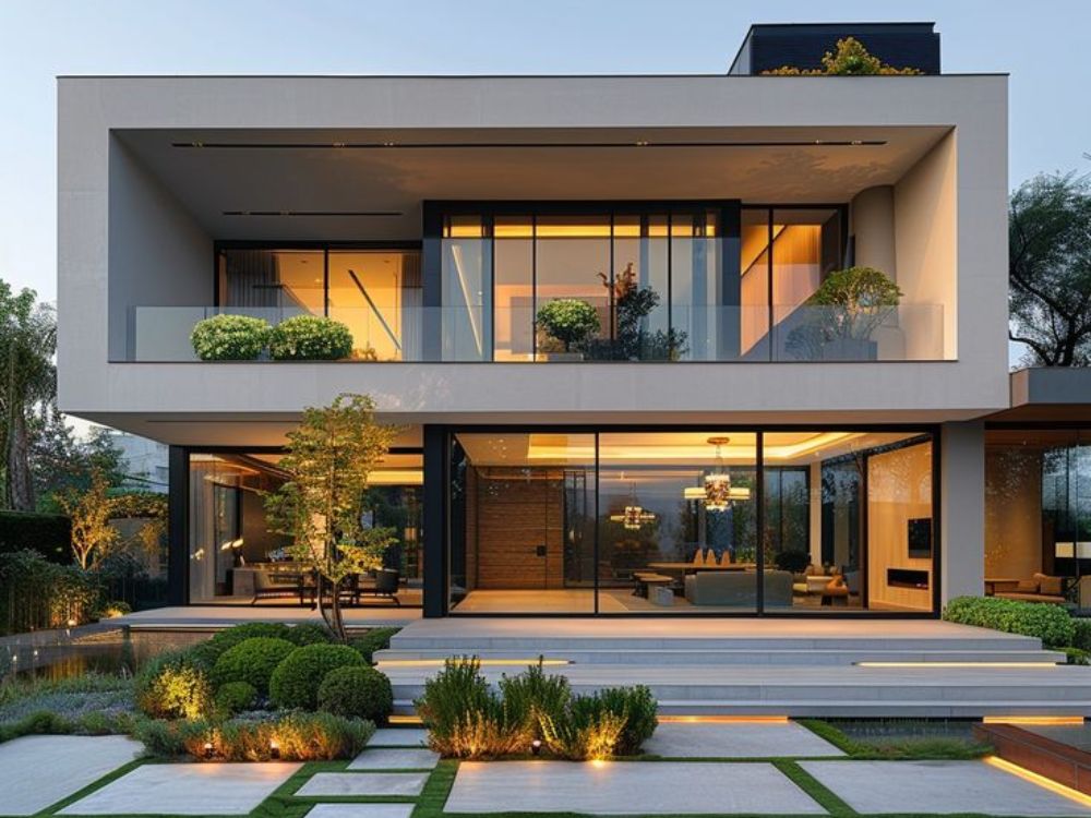 Biệt thự 200m2 phong cách hiện đại
