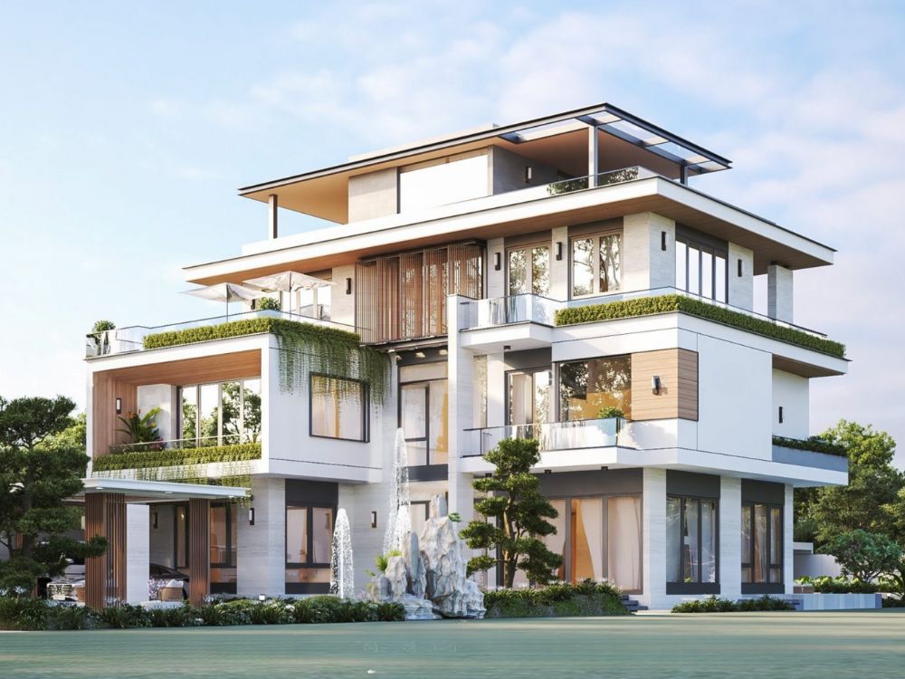 Biệt thự 200m2 cao tầng phù hợp gia đình đa thế hệ