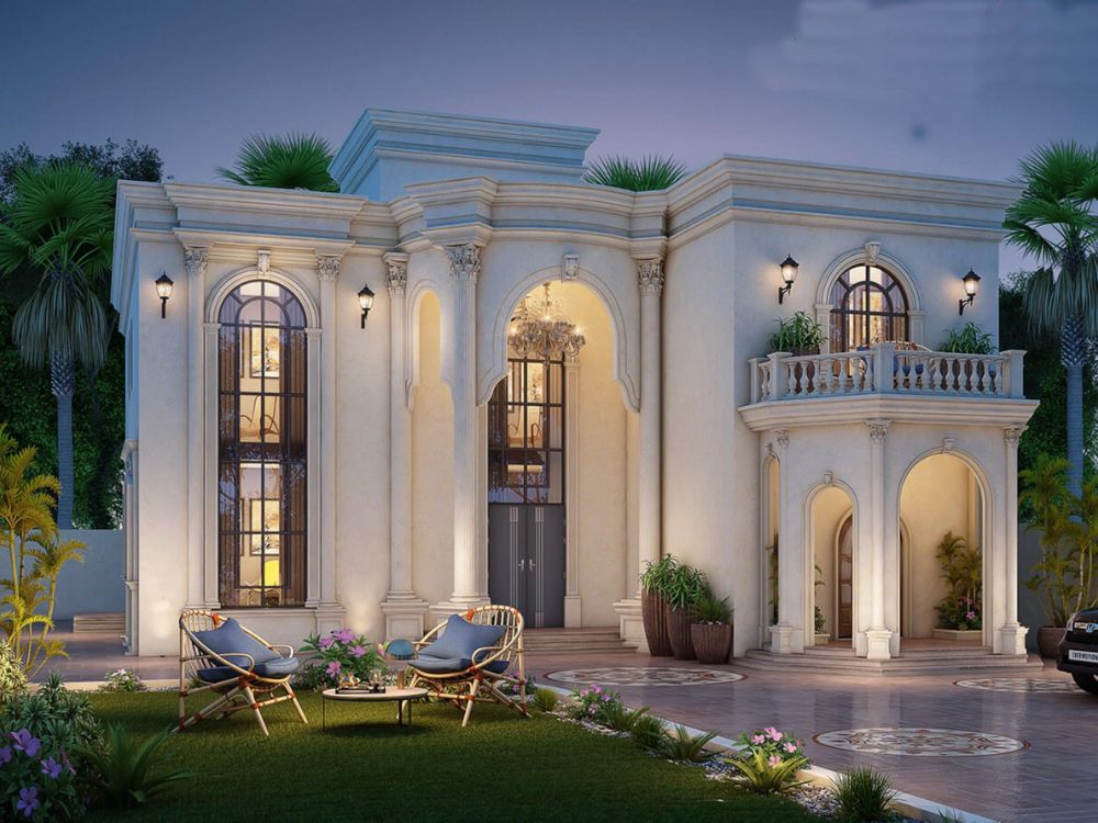 Biệt thự miệt vườn 200m2 phong cách Địa Trung Hải