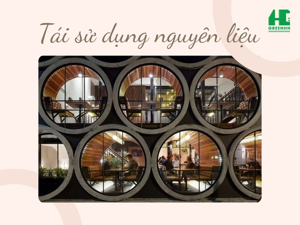 Sử dụng nguyên liệu tái chế