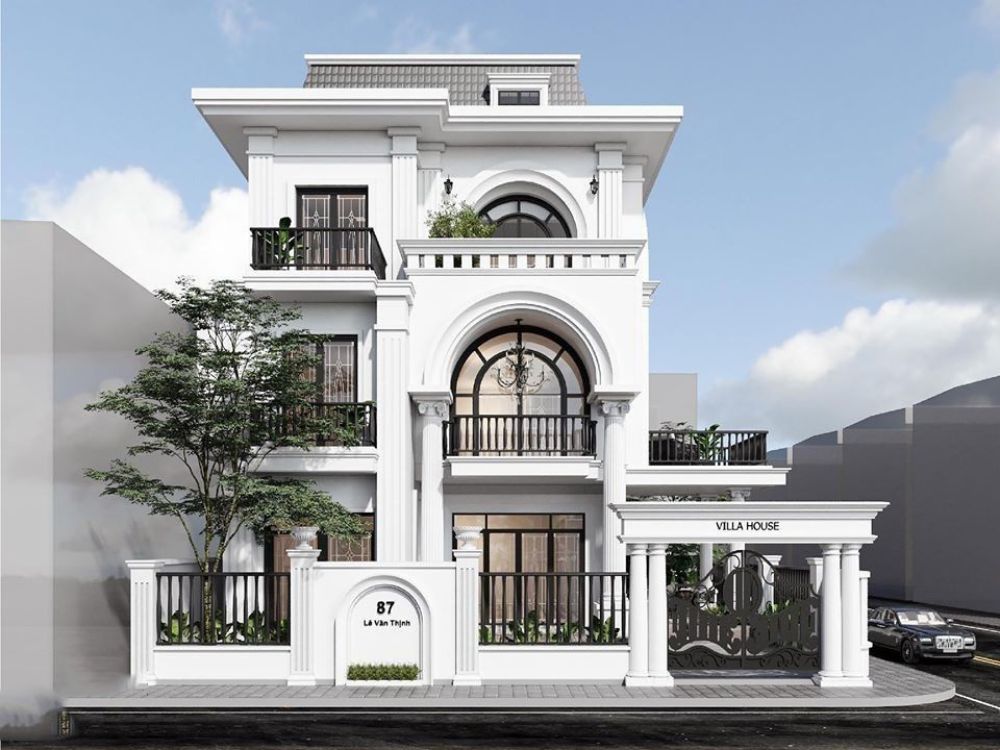 Biệt thự 2 tỷ tân cổ điển