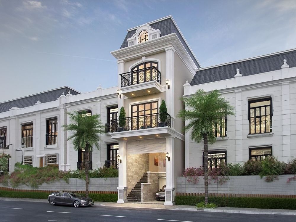Biệt thự phố 2 tỷ tân cổ điển