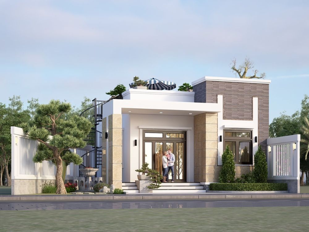Biệt thự 2 tỷ 1 tầng đẹp