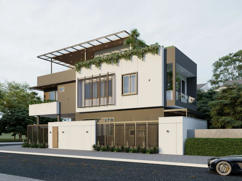 Mẫu biệt thự 2 tầng giá 2 tỷ