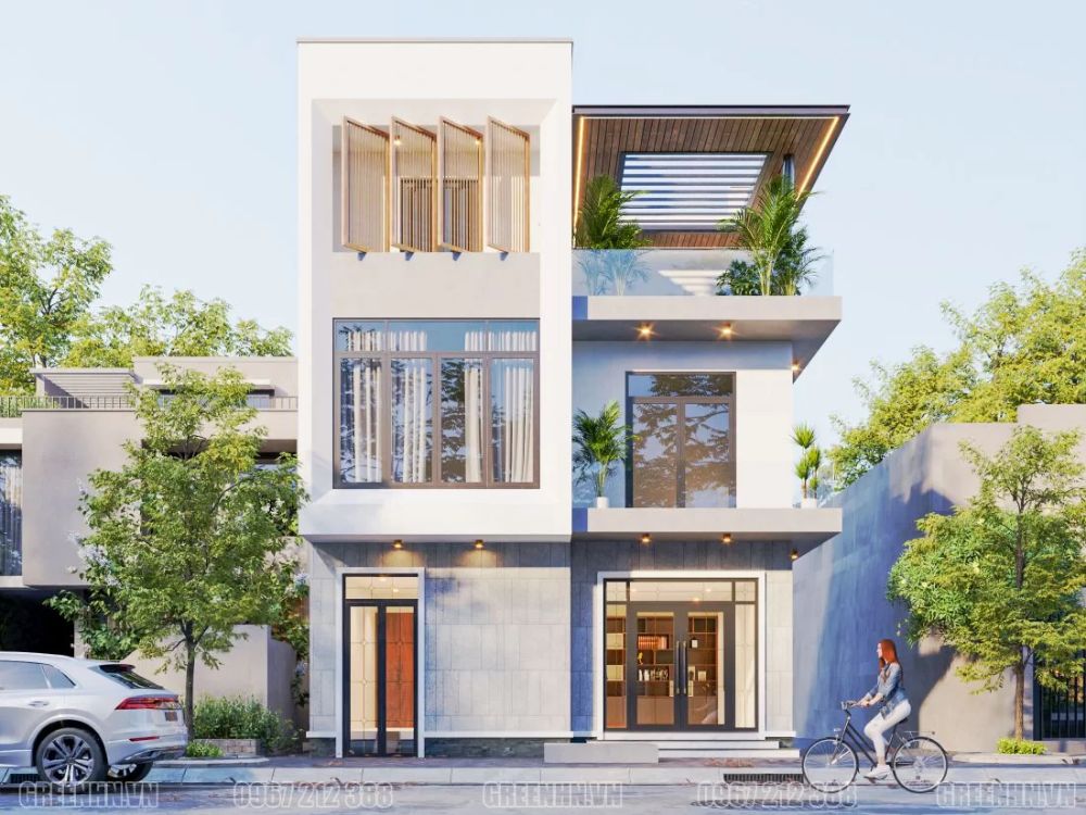 Biệt thự đẹp 2 tỷ 3 tầng