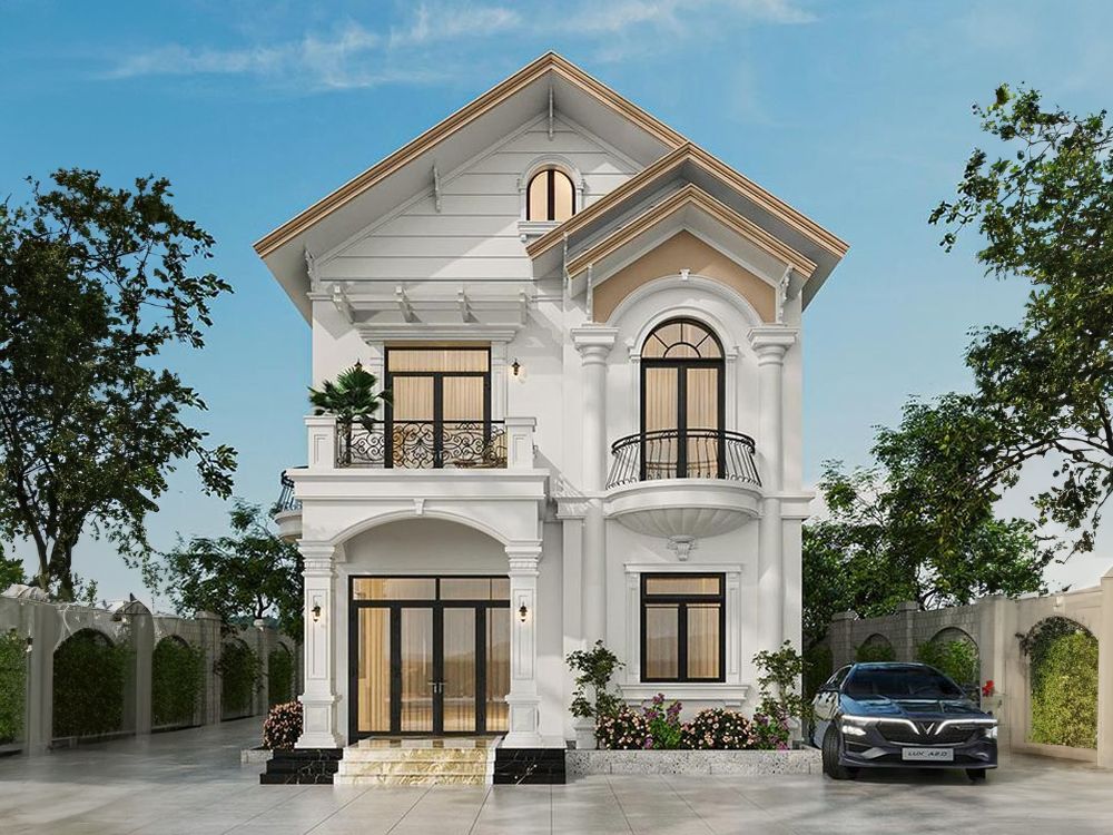 Mẫu biệt thự mái Thái 2 tỷ