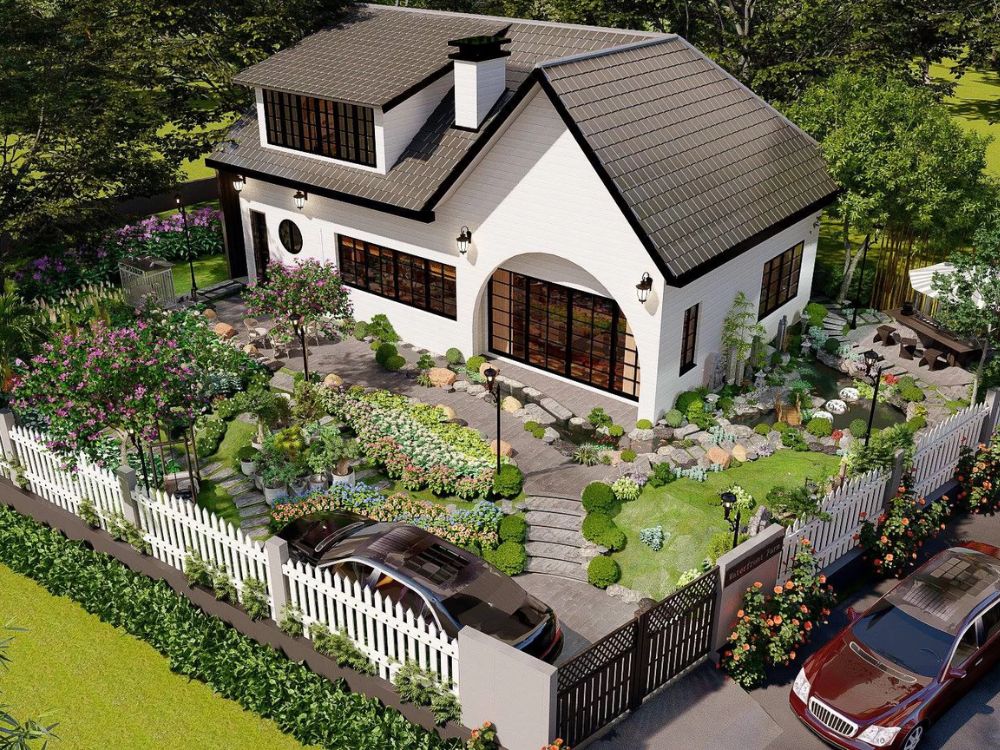 Biệt thự sân vườn 2 tỷ