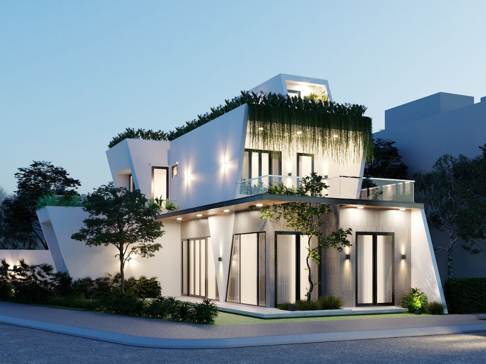 Biệt thự phố 2 mặt tiền giá 2 tỷ