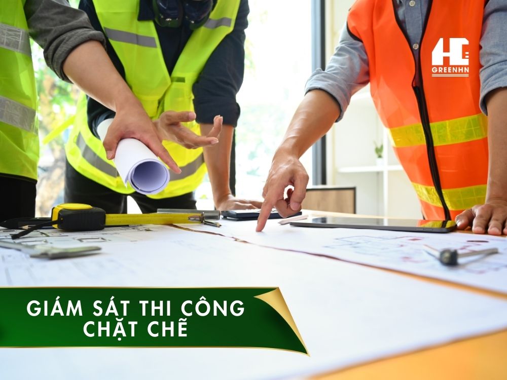 Giám sát thi công biệt thự 2 tỷ