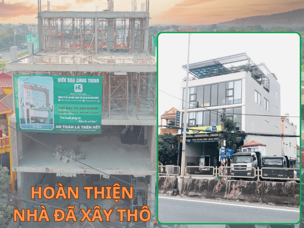 Hoàn Thiện Nhà Đã Xây Thô: Nhanh Chóng & Tiết Kiệm