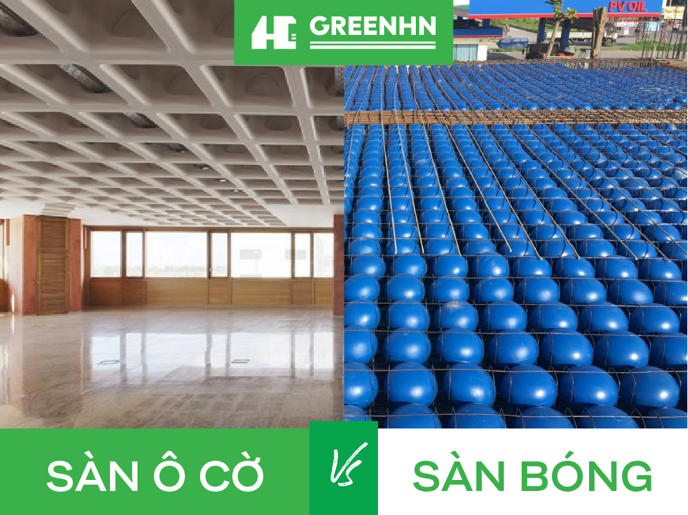 Sàn ô cờ và sàn bóng khác biệt như thế nào?