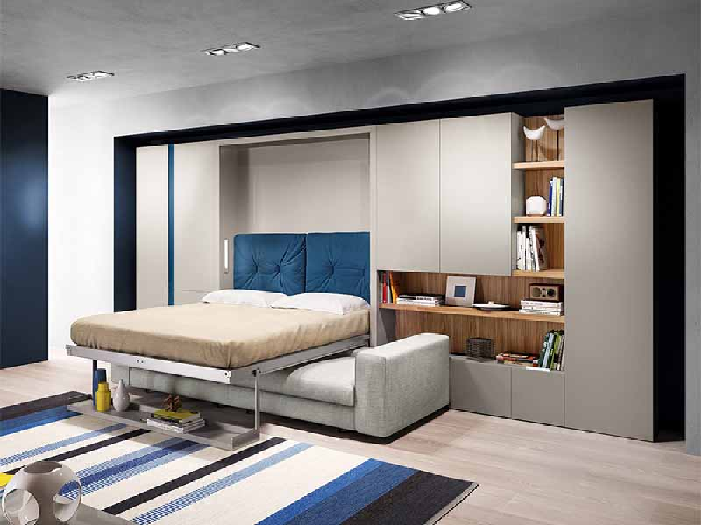 Mẫu giường gấp gọn tiện dụng