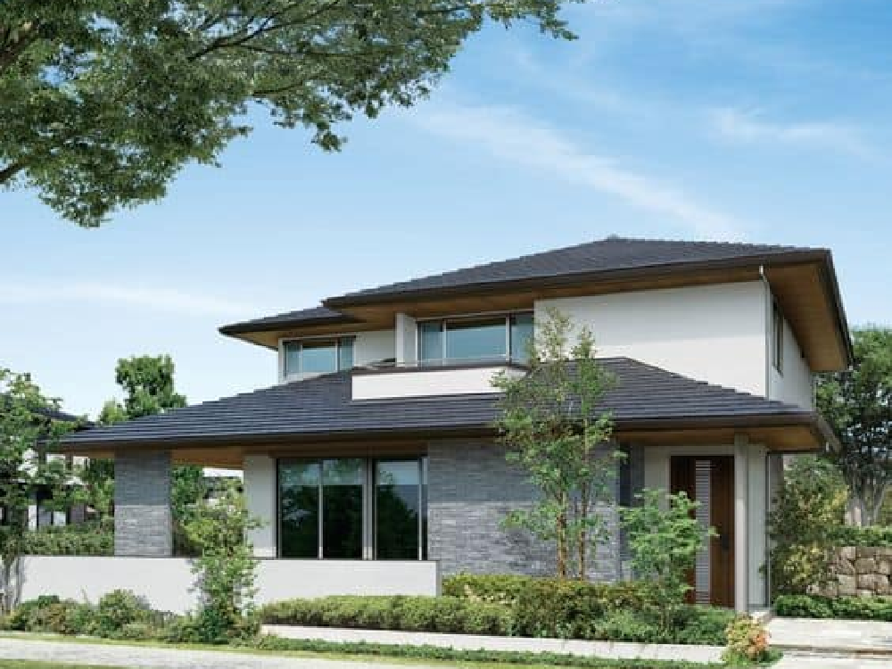 Mẫu biệt thự mái Nhật giá 2 tỷ