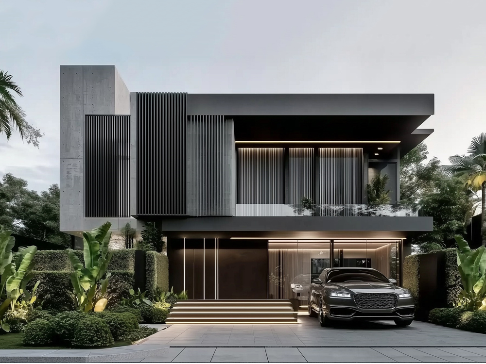 biet thu nha vuon 1000m2 dep hien dai sang trong