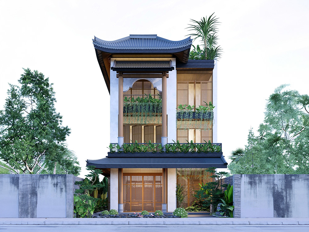Biệt thự nhà vườn 300m2 phong cách Á Đông hòa quyện thiên nhiên mang lại không gian sống hoàn hảo cho gia chủ