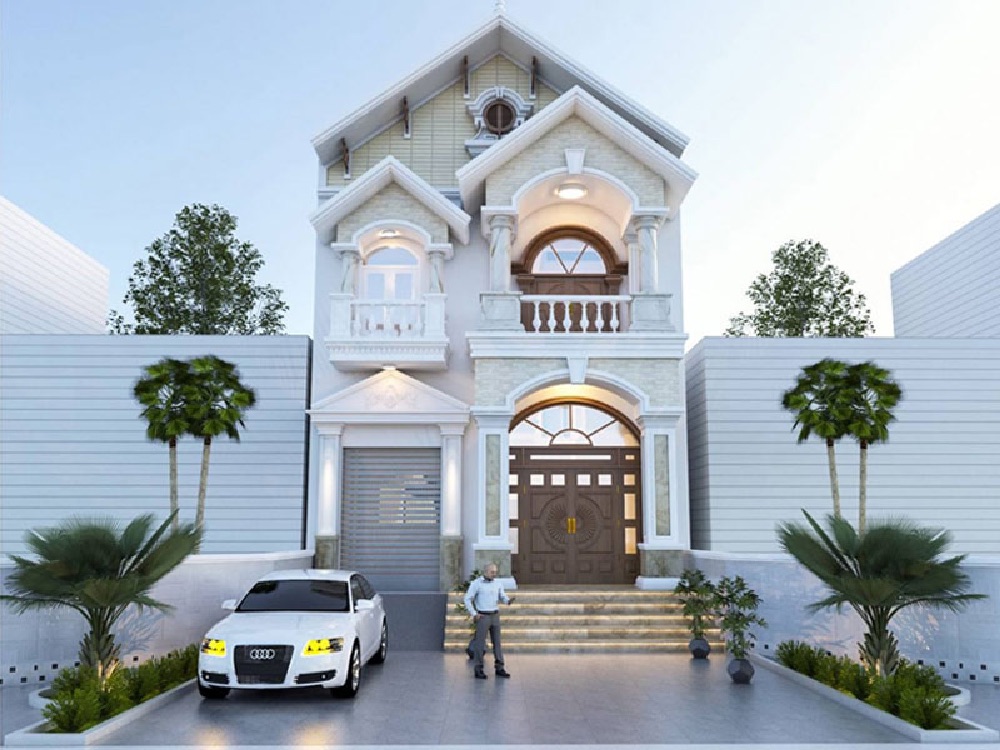 Mẫu nhà 2 tầng 100m2 ở nông thôn 1,5 tỷ