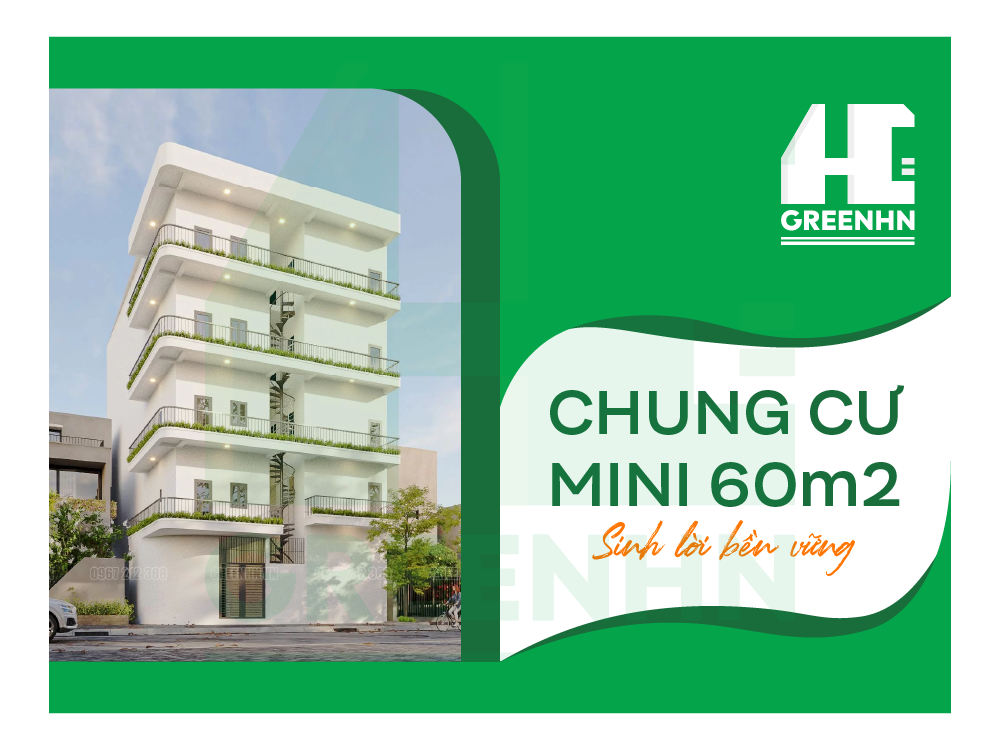 Sinh lời bền vững với chung cư mini 60m2