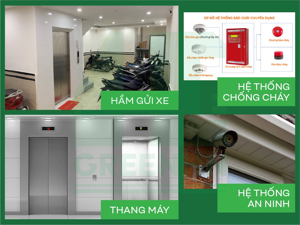 Trang bị tiện ích cho chung cư mini 7 tầng