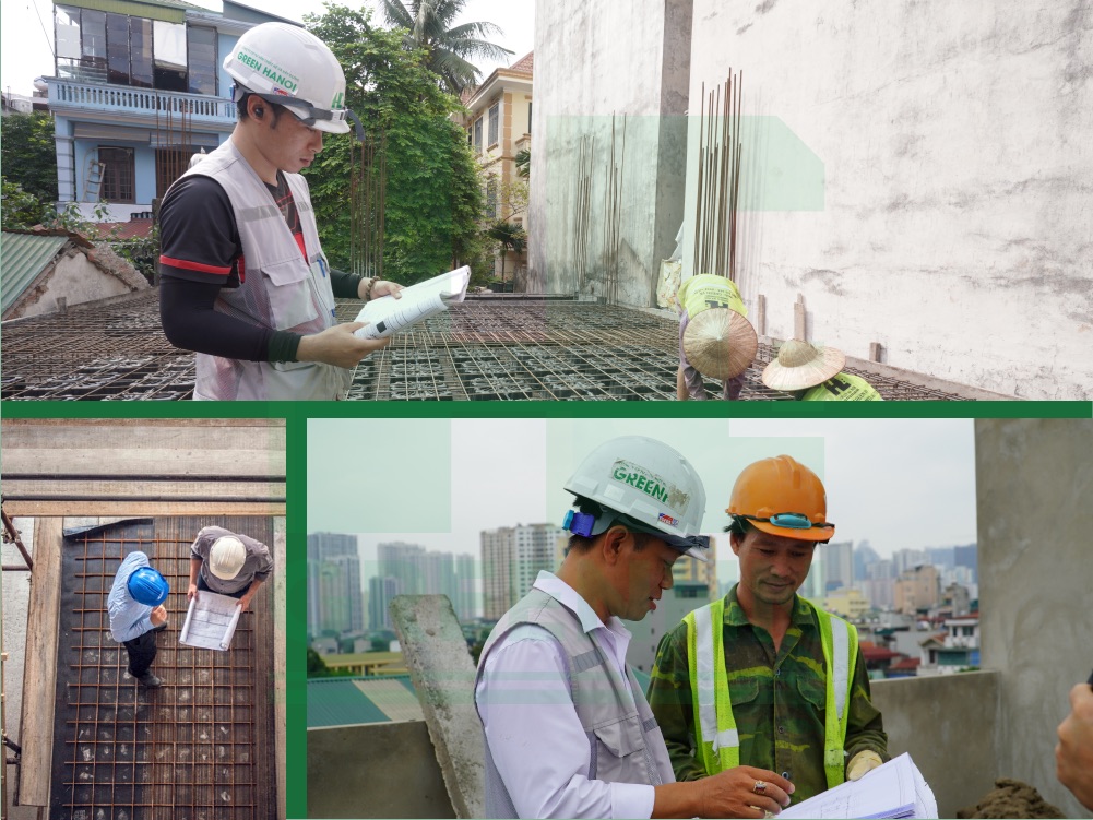 Theo dõi sát sao quá trình thi công chung cư mini 100m2