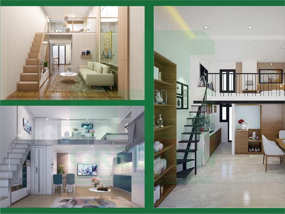 Căn hộ mini có gác lửng rất được ưa chuộng hiện nay