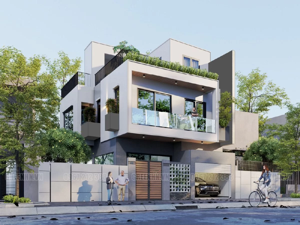 Thiết kế nhà 3 tầng tận dụng tối đa ánh sáng tự nhiên