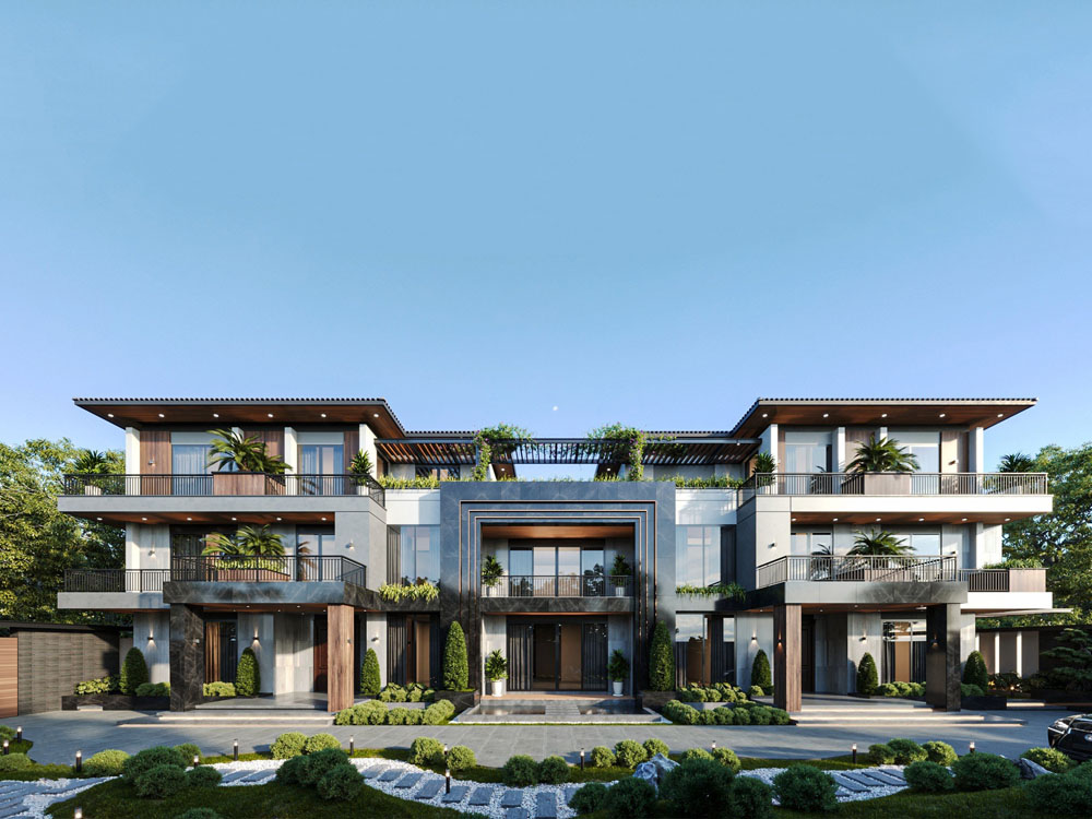 mau biet thu nha vuon 2000m2 hien dai