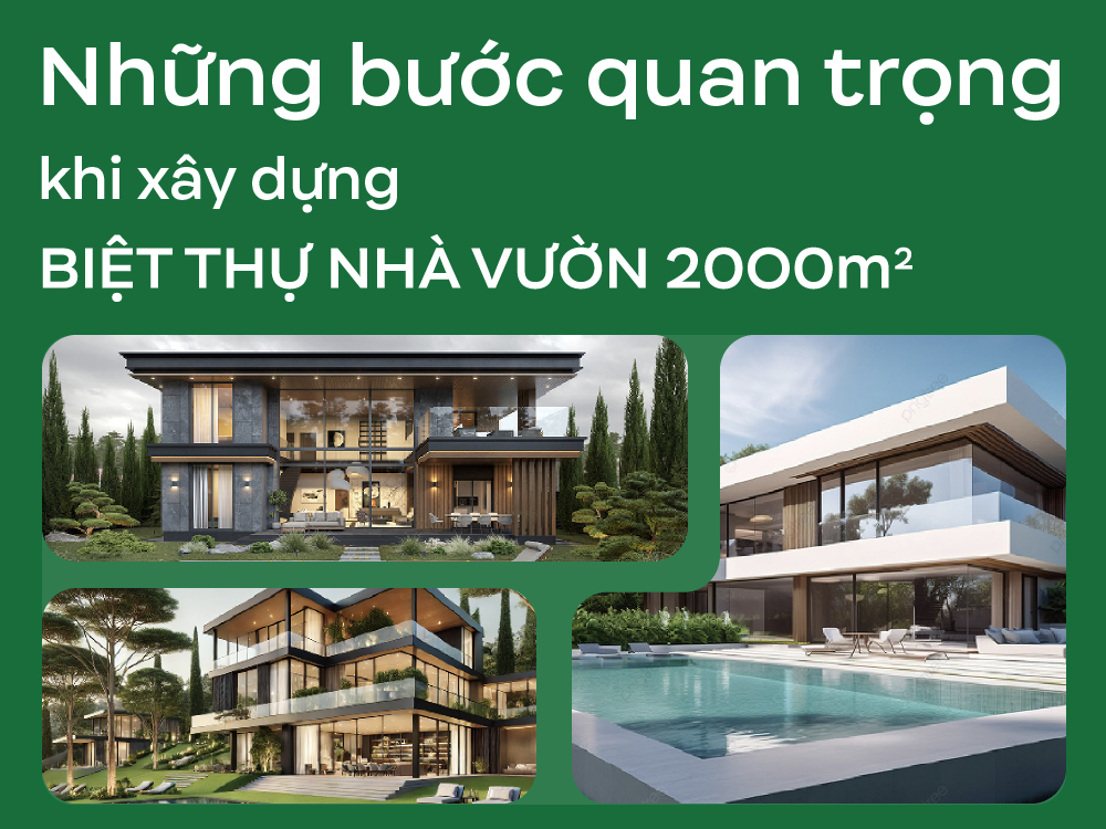 nhung buoc quan trong khi xay dung biet thu nha vuon