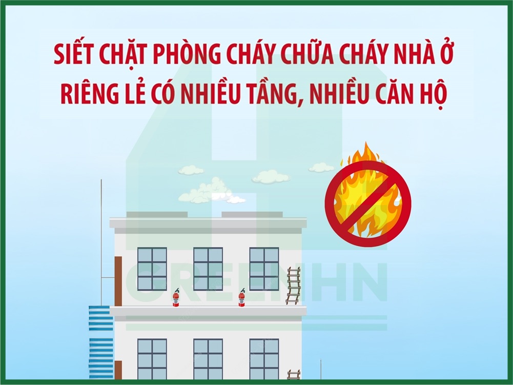 Quy định về PCCC cho nhà ở riêng lẻ cao tầng 