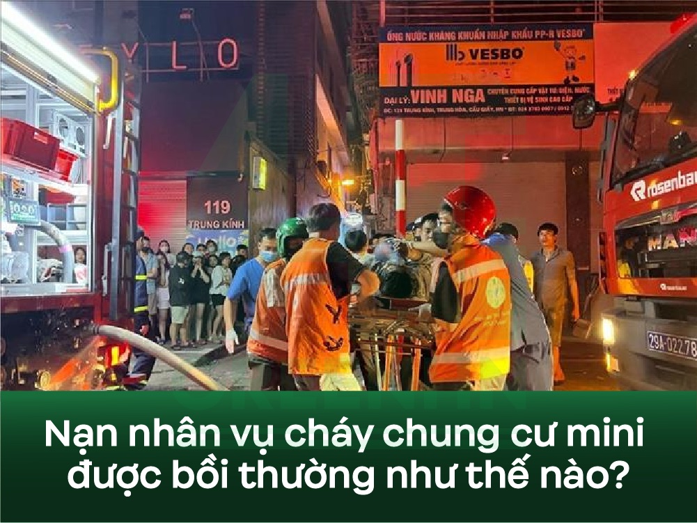 Bồi thường cho nạn nhân vụ cháy chung cư mini