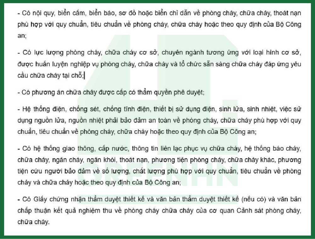 Quy định phòng cháy chữa cháy hộ kinh doanh ccmn trên 5 tầng