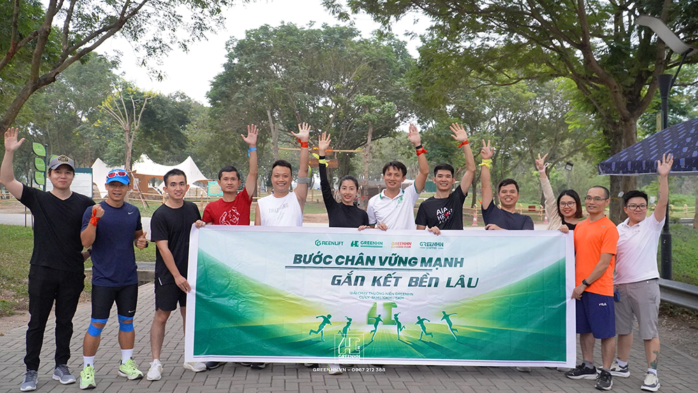 GreenHN tổ chức thành công giải chạy thường niên "Bước chân vững chắc - Gắn kết bền lâu"