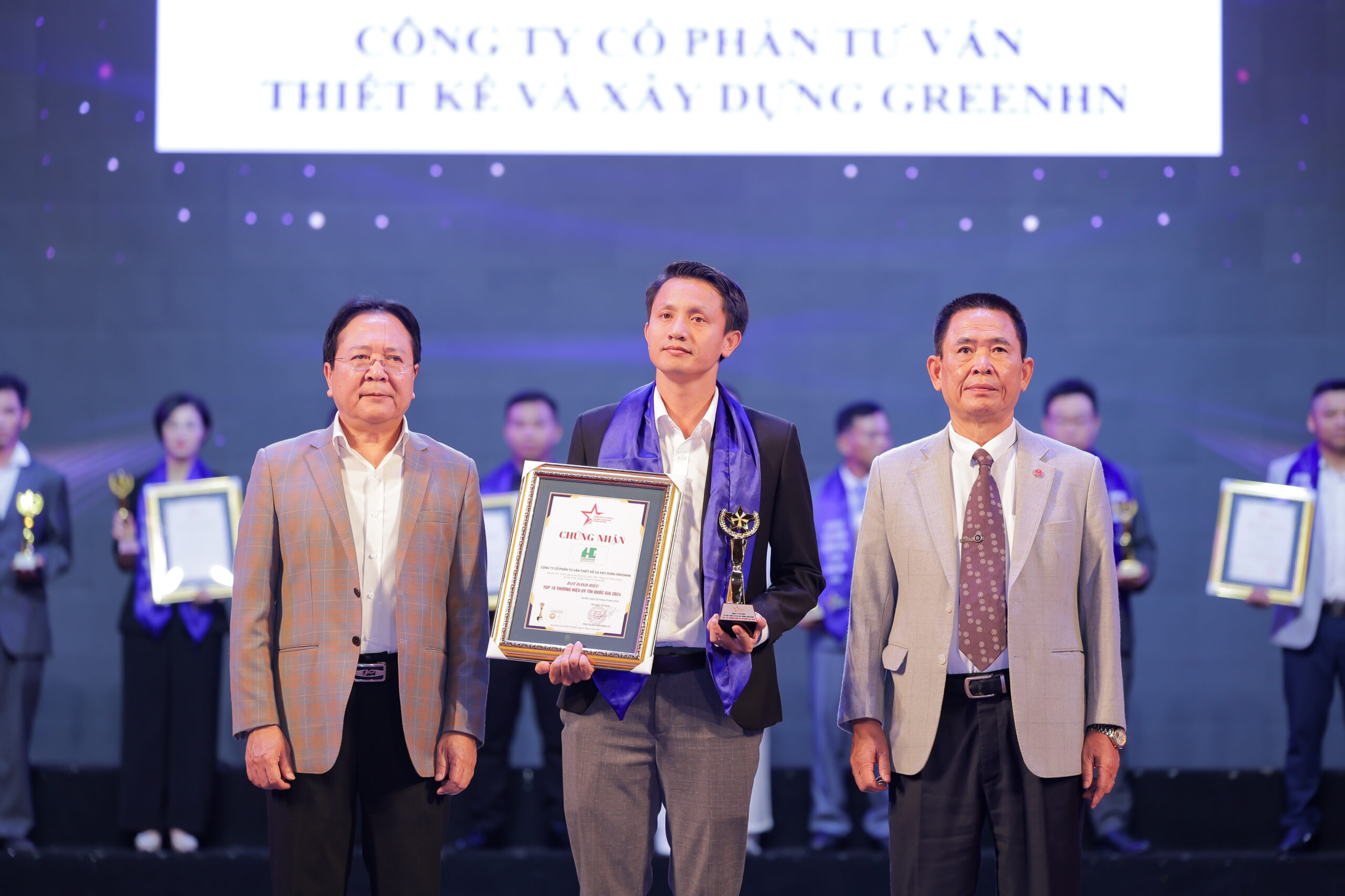 Vinh danh GreenHN top 10 thương hiệu uy tín quốc gia 2024
