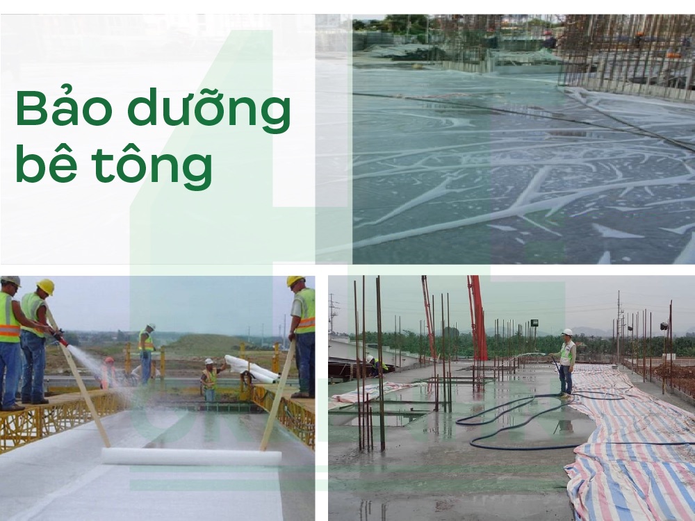 Bảo dưỡng bê tông khi đổ sàn dự ứng lực